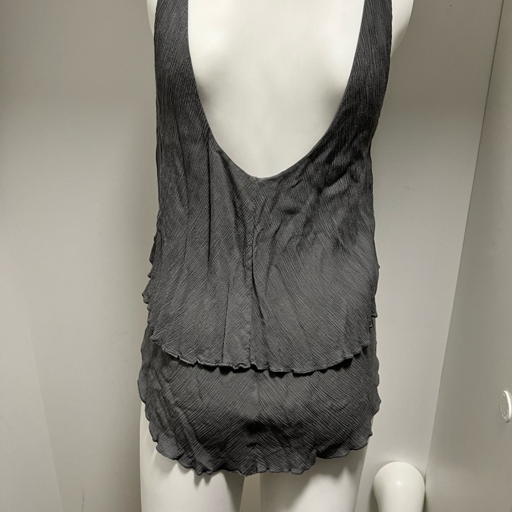 Flowy crepe tank top
